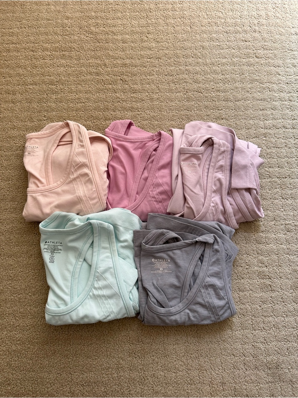 5 Athleta speedlight tanks - Picture 2 of 2